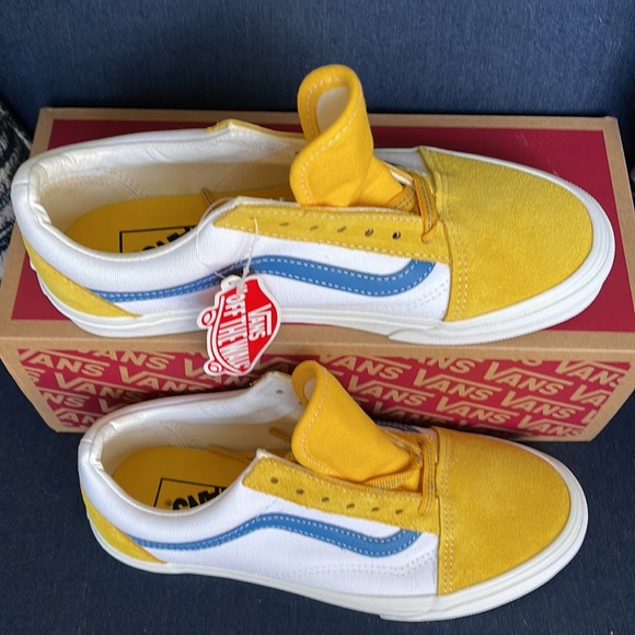 Vans Old Skool Sport Pop Yellow White WMNS - Picture 3 of 16